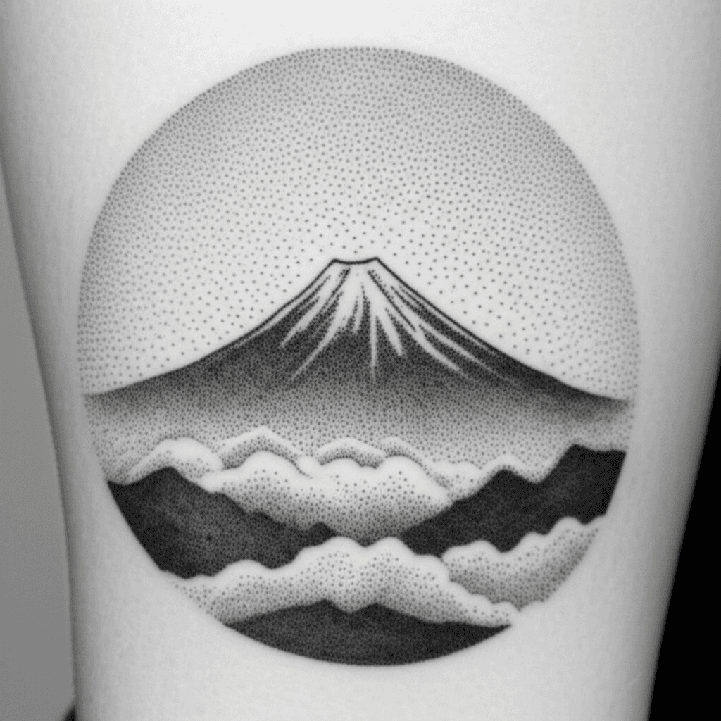 Dotwork tattoo style